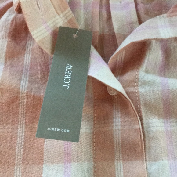 J. Crew soft flannel fall button down xs NWT - Picture 3 of 6